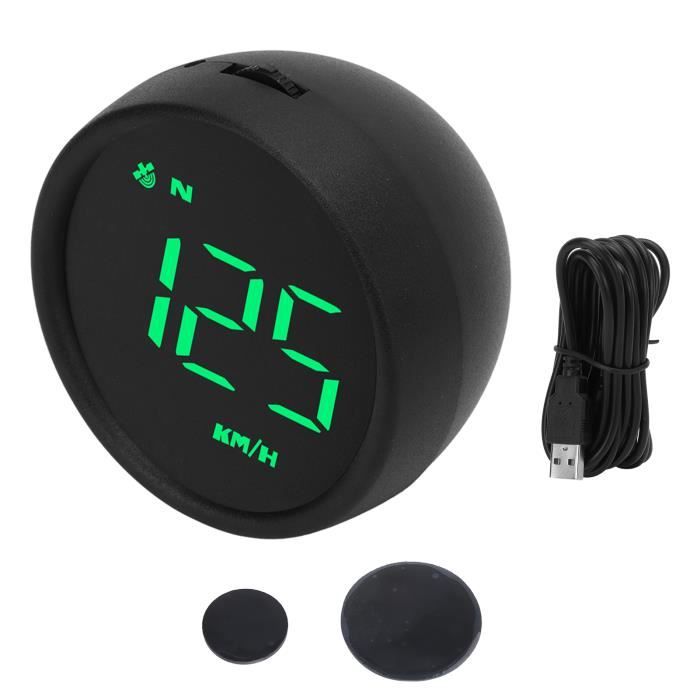 Compteur De Vitesse Numérique HUD GPS Avec Alarme Survitesse - Affichage Tête Haute Voiture