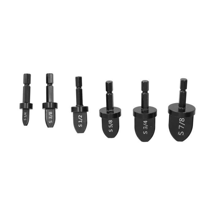 Ensemble d'alésoir, 10pcs HSS H7 Alésoir à cannelures droites Outil d
