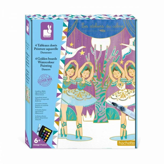 Kit créatif tableaux danseuses multicolore - Janod Kit créatif tableaux danseuses multicolore - Janod