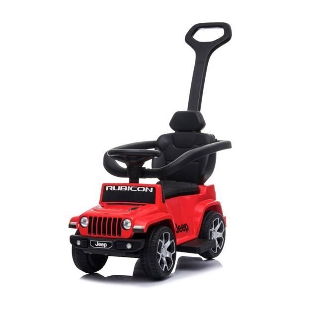 Porteur Pousseur Voiture Jeep Rubicon Rouge - Trotteur Voiture à