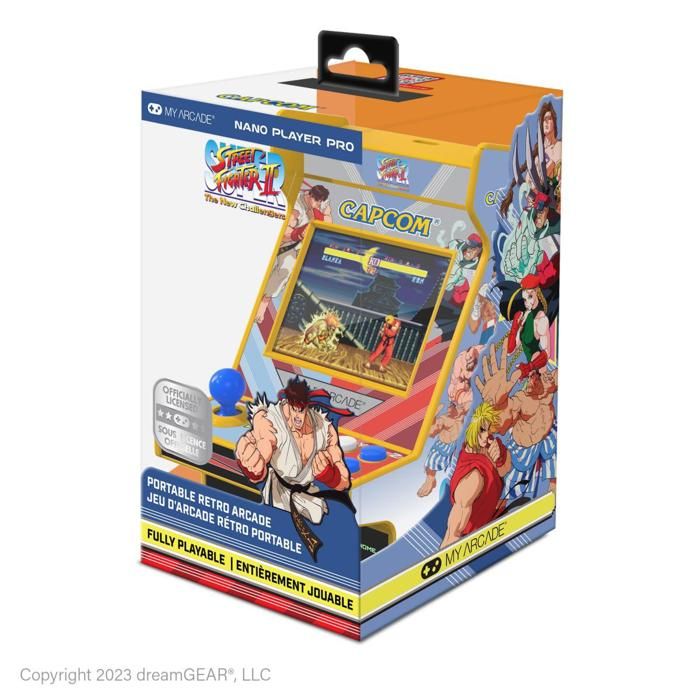 My Arcade Super Street Fighter II Nano Player Pro console de jeux portables 6 1 cm 2.4 Neuf - vue 4