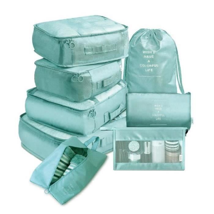 ORGANISEUR DE SAC - POCHETTE DE SAC Organiseur de Sac 8 Pcs - Set Capacit?� ??tanche Grand 