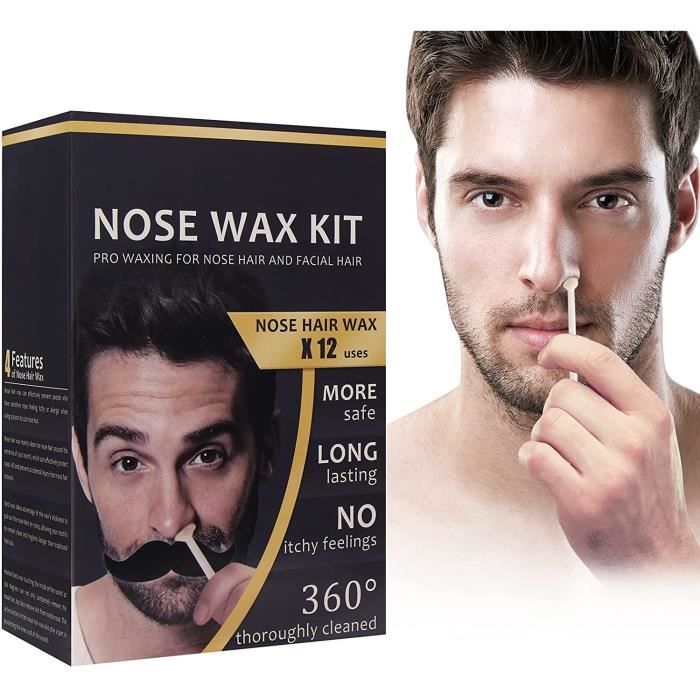 Kit D Epilation A La Cire Le Nez Hommescire Les Cheveux Nezcoffret