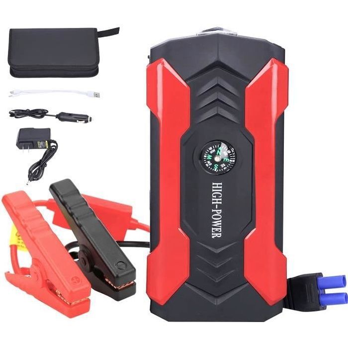 Booster Batterie Voiture 400A Peak 20000mAh Portable Car Jump Starter-Démarrage de Voiture avec Charge Rapide USB Lampe de Poche LED 