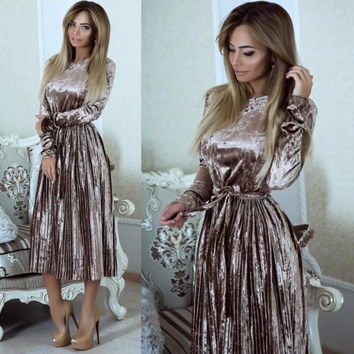 robe velour 2018