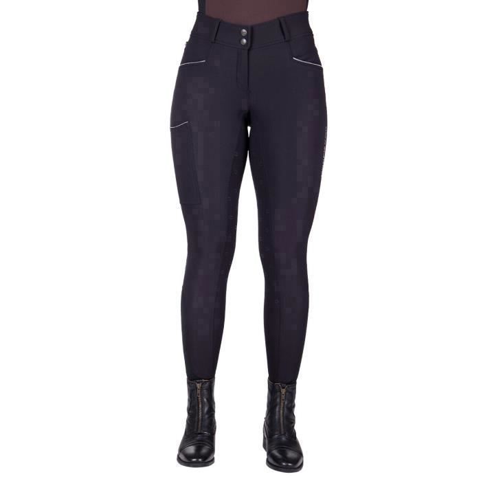 Pantalon équitation full grip QHP Julin - BLACK - 40