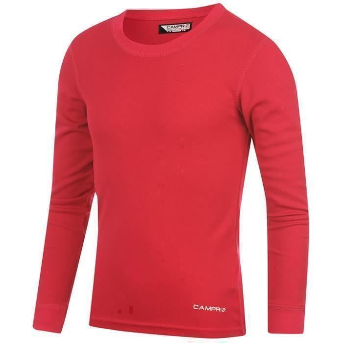 T-shirt Thermique Enfant Mixte - CAMPRI - Rose - Manches Longues - Isolation Thermique Optimale T-shirt Thermique Enfant Mixte - CAMPRI - Rose - Manches Longues - Isolation Thermique Optimale