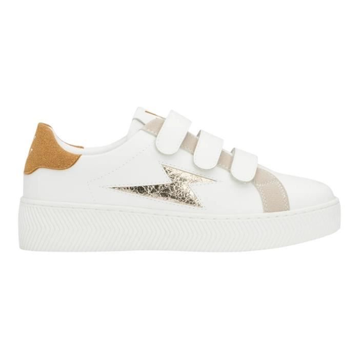 Baskets - VANESSA WU - LUCIA - Or - Talon Plat - Scratch - Bout Rond