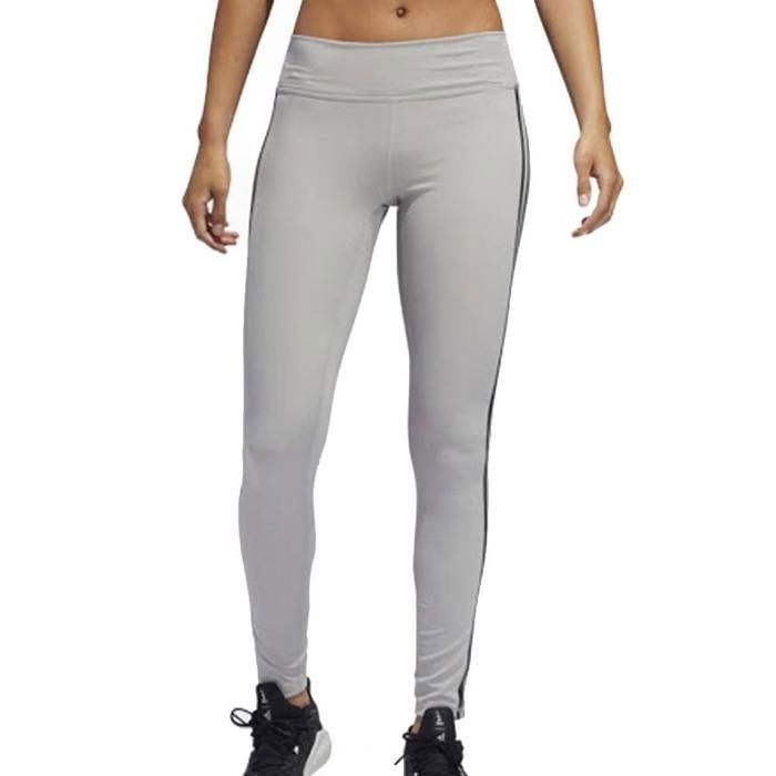 Collant de training femme adidas Believe This 3-Stripes - Gris - Running