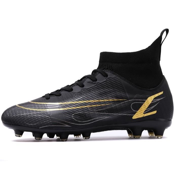 Chaussures De Football Hommes Haut-top - Semelle Crampons TPU, Textile Respirant, Pour Entraînement Extérieur
