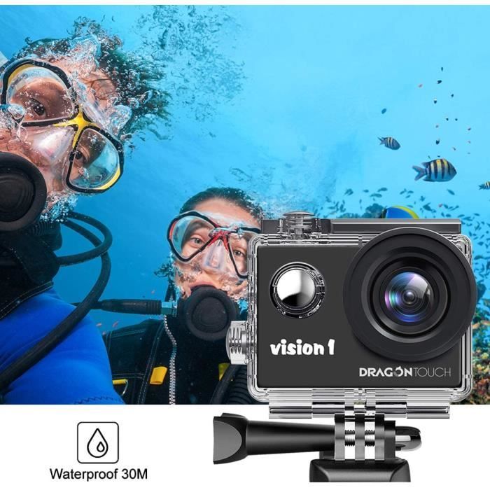 GoPro HERO9 Black - Caméra embarquée étanche avec écran LCD avant et écran tactile à l’arrière, vidéo 5K Ultra HD, photos 20 MP,