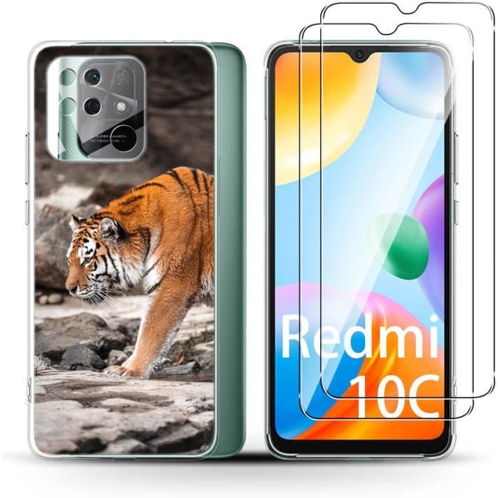 Cadorabo Custodia Protettiva Per Xiaomi RedMi 10C / POCO C40 Custodia In Verde Telefono Cellulare Case Cover Tpu Etui  S2 468234352