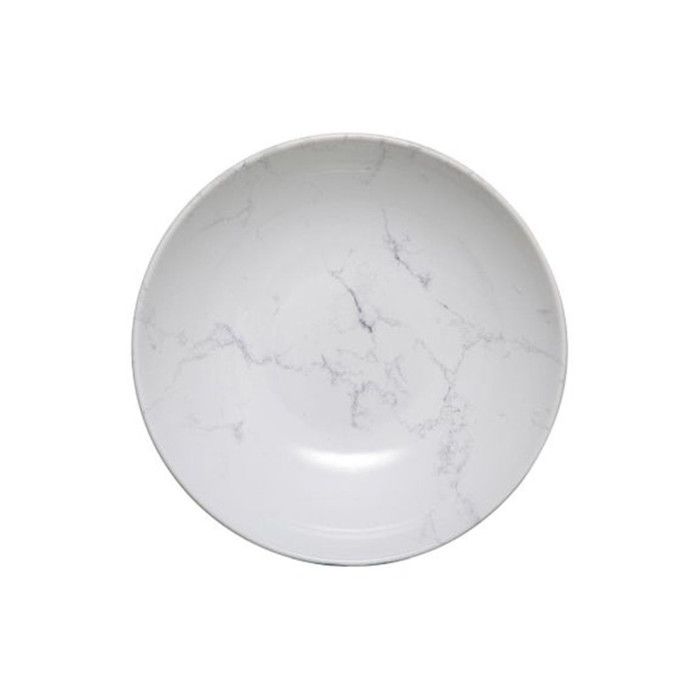 Lot de 6 Assiettes Creuses Geom 20cm Blanc