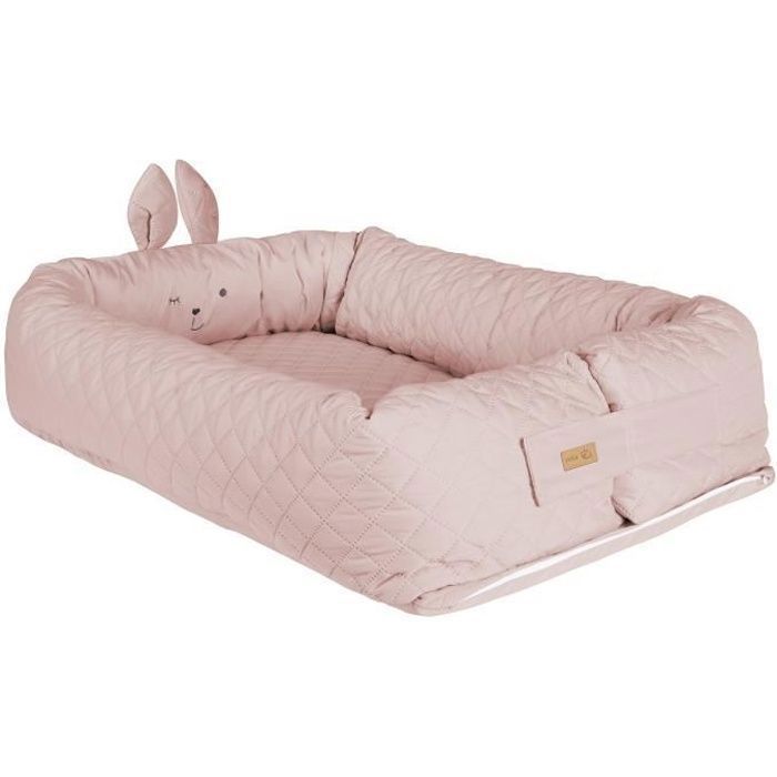 ROBA Nid de Bébé roba Style Douillet - Motif Visage Lapin - Rose