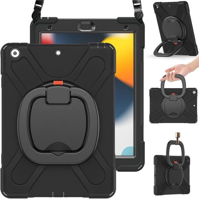 Coque Pour Ipad 10,2 Pouces 9Ème-8Ème-7Ème Génération 2021-2020-2019, Housse Étui De Protection