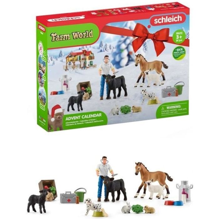 Soldes Schleich Calendrier de l'Avent Horse Club 2024 au meilleur prix sur