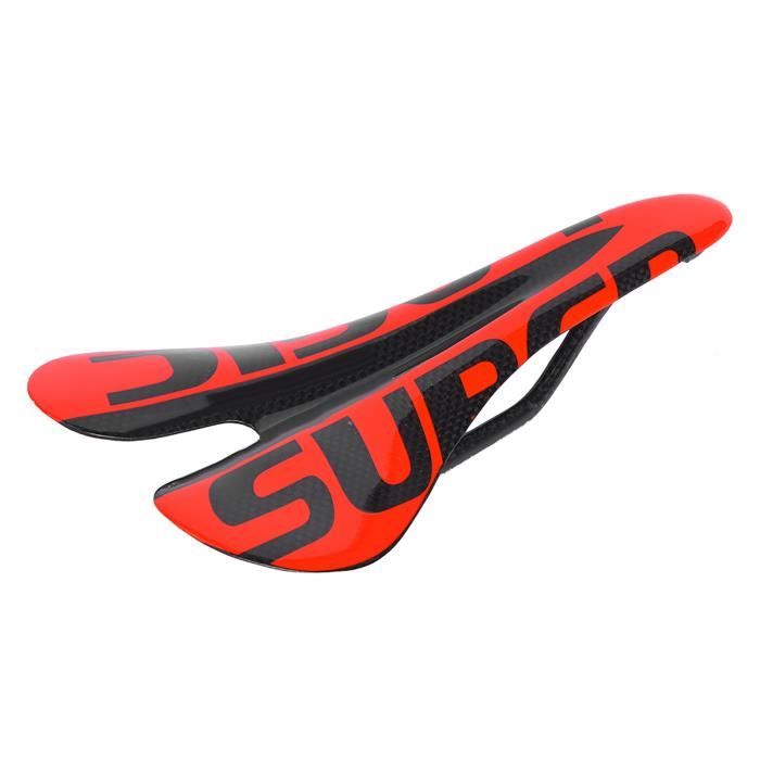 Selle De Vélo Carbone Ultra Légère - Coussin évidé Pour Route Et VTT - Homme