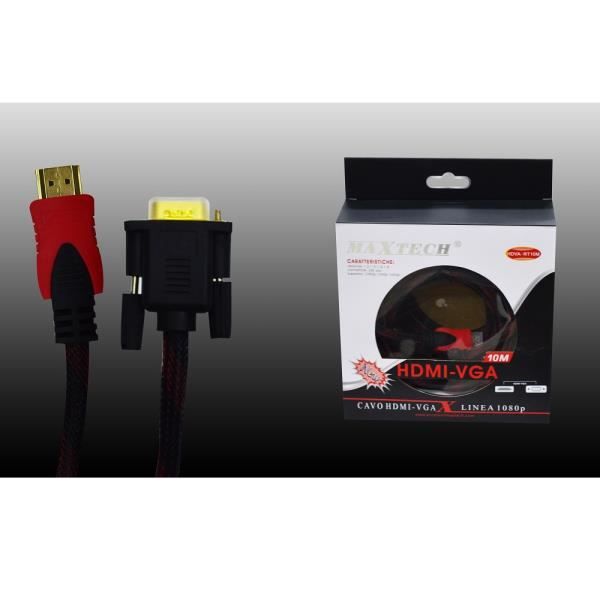 Câble VGA Moniteur Ecran Plat Vidéoprojecteur Pc Mac SVGA HD15 Male