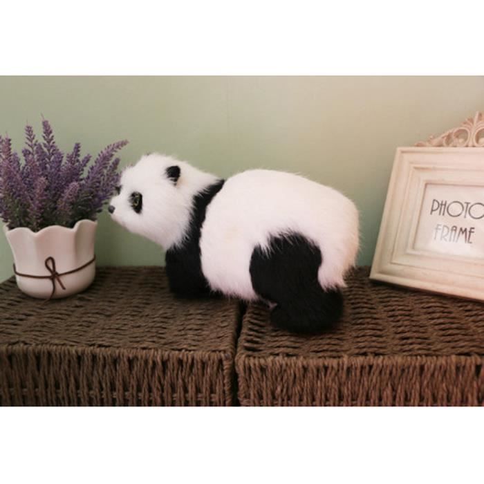 Réaliste mignon panda statue intérieur extérieur jardin ornement prop