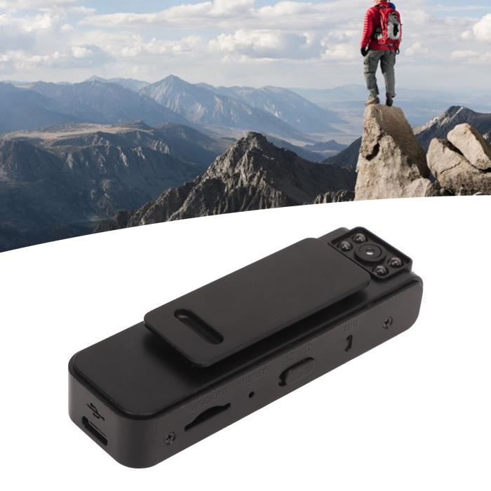 Mini Caméra Corporelle Mokeum - 1080p, étanche, Rotative 180°, Aimant Intégré - Pour Sport, Sécurité, Enregistrement Discret