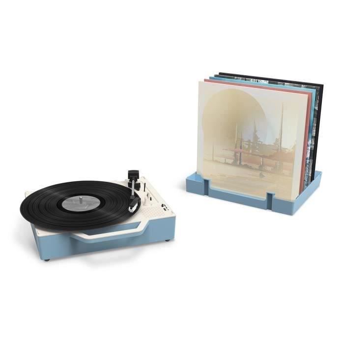 VICTROLA RE-SPIN PLATINE VINYLE ECO CONCUE BLEU