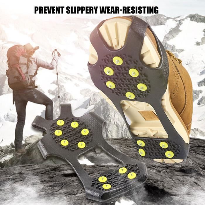 Crampons à Glace Stubai Tirol - 12 Pointes Acier, Universels Pour Terrain Raide