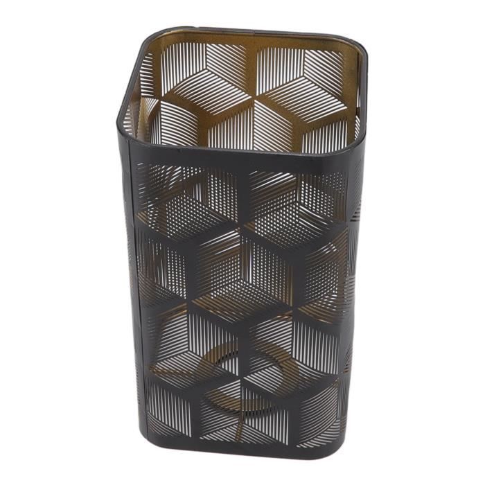 Abat-jour Tambour Métal Doré 3 – Design Sculpté Ajouré | Lot 2 Éclairage Ambiant & Déco Élégante