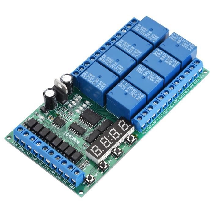 Module Relais Temporisé YYLOCK-2 - Délai 0-100min, 12V - Sortie 250V AC/30V DC 30A - Avec Mémoire Anti-coupure