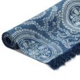 Style Industriel Loft - Tapis Kilim Coton 160 x 230 cm avec motif Bleu Tapis de salon Tapis de sol Contemporain 56474-1