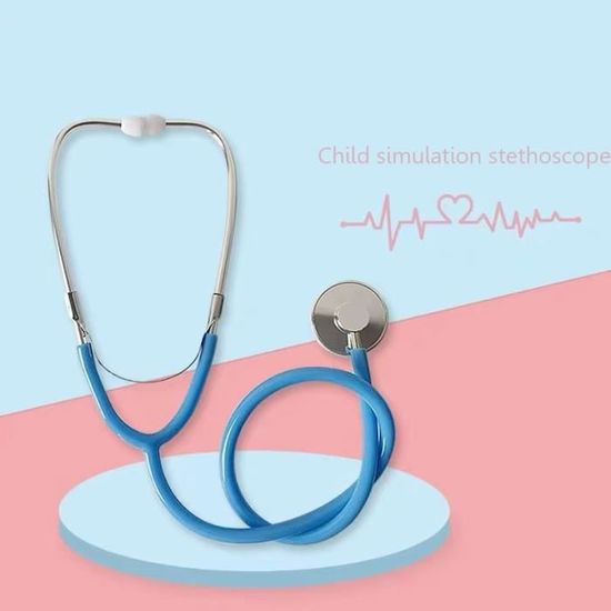 Stéthoscope Jouet Rouge Enfants Jouets Médicaux Face Unique