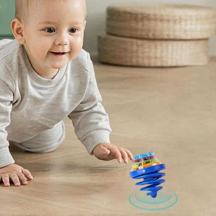 Mini toupies clignotantes LED multicolores avec Gyroscope, nouveauté pour enfants, jouets rotatifs en vrac, cadeaux de fête, 5 paquets