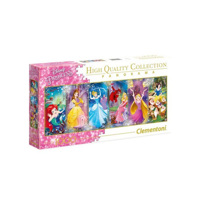 Puzzle Adulte Panorama 1000 Pieces : Les Princesses - Collection Disney ...