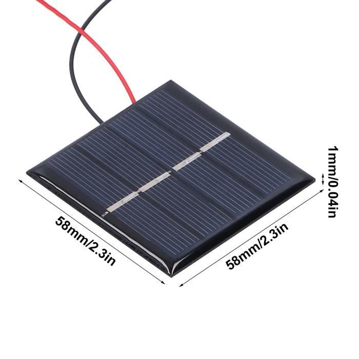 Micro cellules de panneau solaire, mini panneau solaire d'appareils de  faible puissance, pour les applications électroniques-FUT - Cdiscount  Bricolage