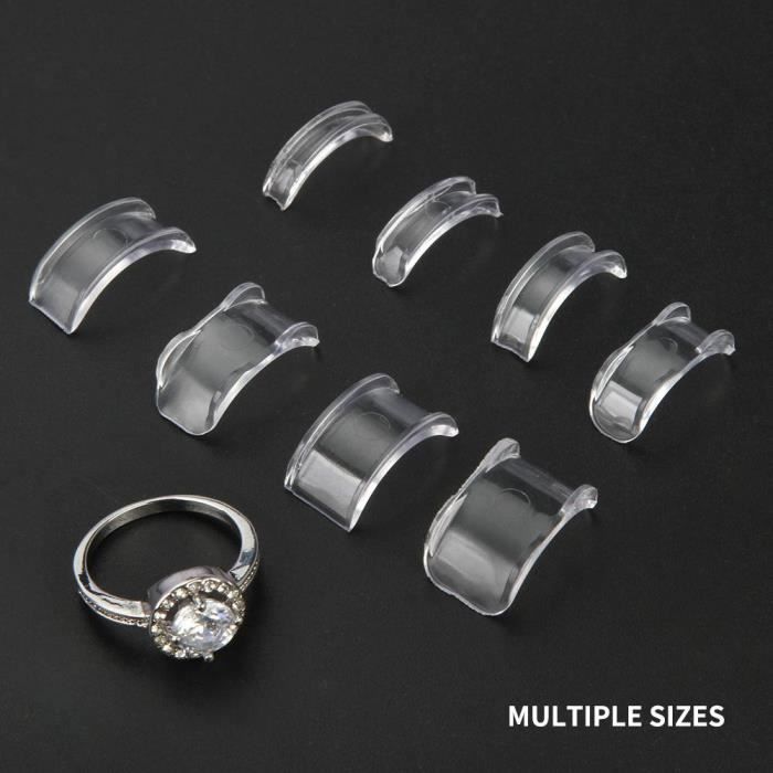 Riduttore Anello Dito 12 Ajusteurs De Bague En Silicone