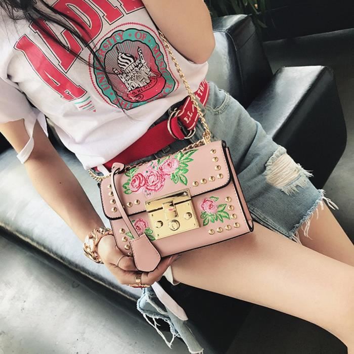 Sac cuir sales vintage pas cher