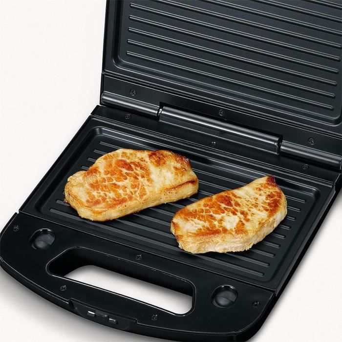 Krups Appareil à Croque-monsieur FDK461 – Plaques Céramique Antiadhésives, 850W, Design Iconique – Pour Sandwichs Gourmands