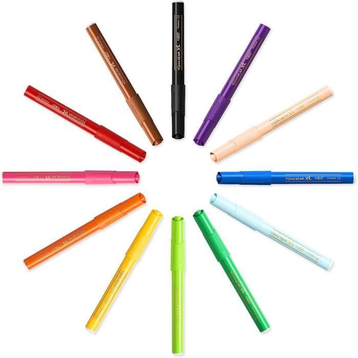 Bic Kids Visacolor Xl Feutres De Coloriage À Pointe Large à Prix