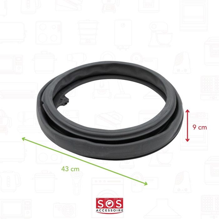 Joint De Hublot Whirlpool Pour Lave-Linge AWOD2930 – Pièce Détachée D’Occasion