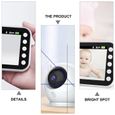 Babyphone Bébé Moniteur 4.3 Inches LCD Couleur Babyphone Caméra Vidéo Bébé Surveillance 2.4 GHz Bidirectionnelle Vision Nocturne-2