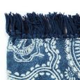 Style Industriel Loft - Tapis Kilim Coton 160 x 230 cm avec motif Bleu Tapis de salon Tapis de sol Contemporain 56474-2