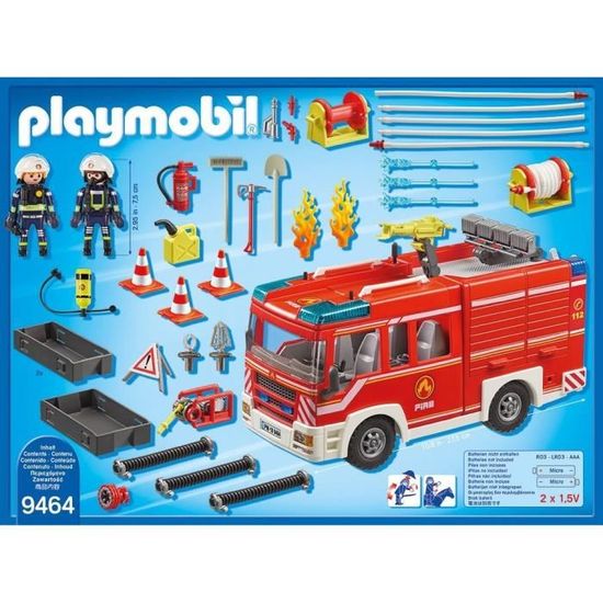 playmobil pompiers