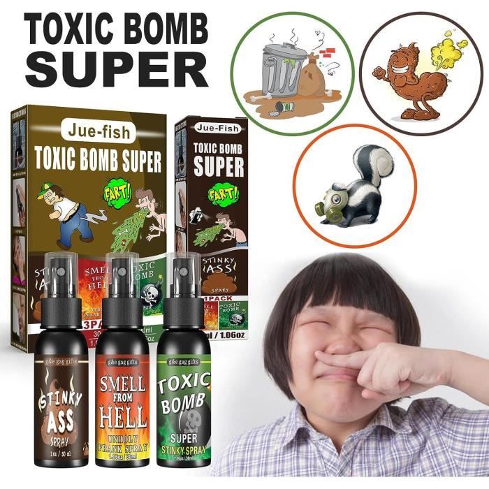 Fart Spray Prank, Spray Puant Puissant, Joke Spray Liquid Fart, Super  Stinky Liquid Fart, Prank Stuff & Joke Toys for Farting - Cdiscount Jeux -  Jouets