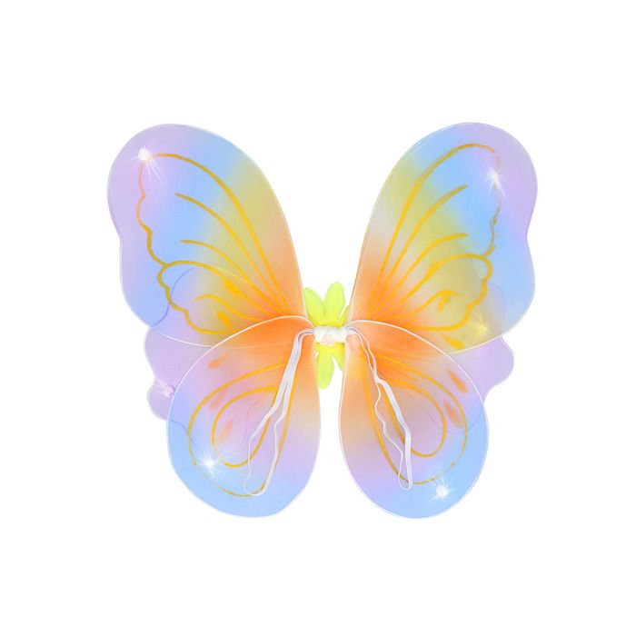 Ailes Violettes de Fée ou de Papillon - avec Paillettes Argent Ailes Violettes de Fée ou de Papillon - avec Paillettes Argent
