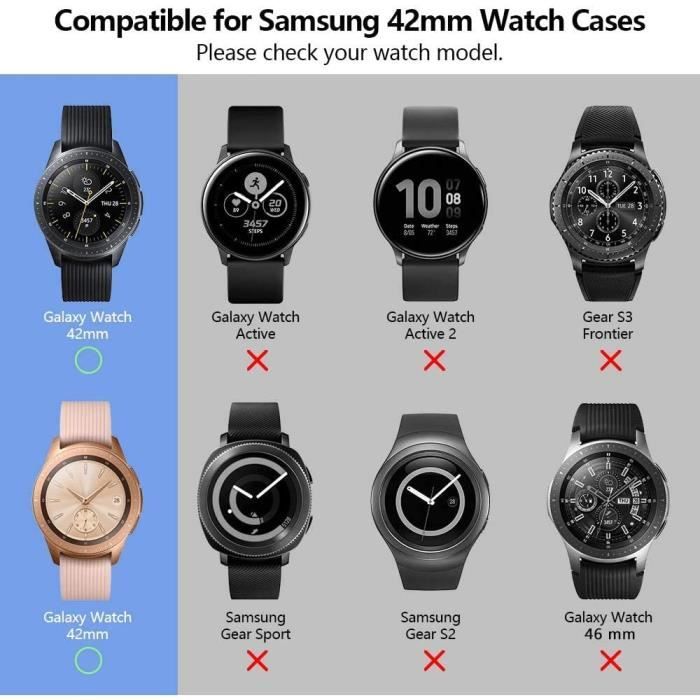 Galaxy watch 42mm protective case clearance