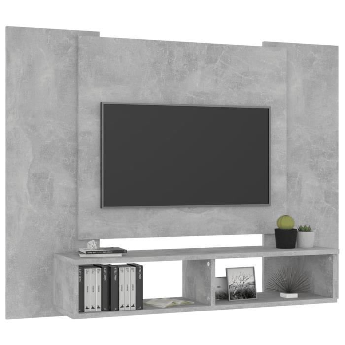 STAR®1560 MODERNE Armoire TV suspenduMeuble TV mural contemporain