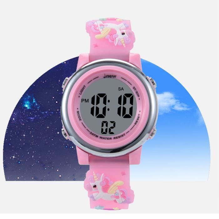 Montre Licorne Rose Pour Fille/enfant - Neuve Avec étiquettes, Cadeau Parfait