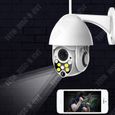 TD® Caméra de surveillance sans fil  1080P   Interphone vocal  Vision nocturne en couleurs  Déconnexion vidéo Installation facile-3