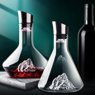 800ML-C - Bouteille de vin vide en verre sans plomb, pichet à vin