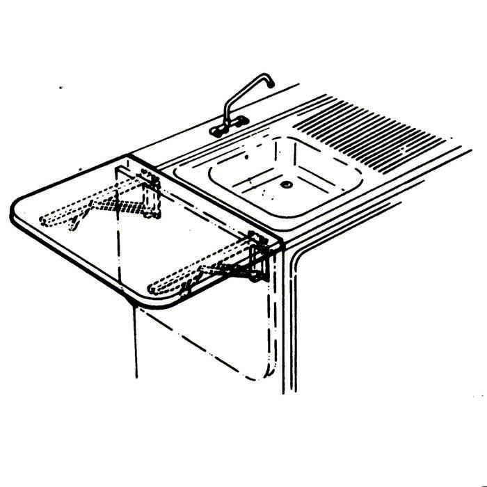 Console pliante : Bras 300 mm - Cdiscount Maison