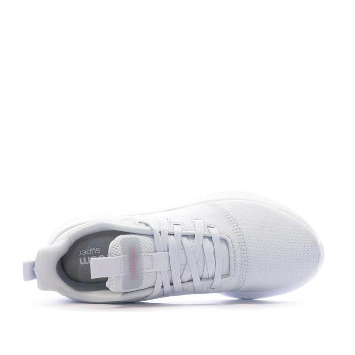 Basket basse sport fy9814 ADIDAS Femme Gris clair Blanc Lacets Gris clair Cdiscount Chaussures